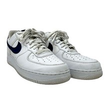 Nike sneakers Air Force 1 Low White 10 mens 2020 CJ1607-100 midnight navy shoes - £39.56 GBP