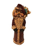 Vtg 1976 Handmade Painted Paper Mache Old World Santa Claus Figurine 15”... - $44.22