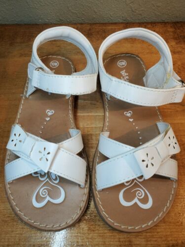 White Girls Sandals NWOT Size 10M By Self Esteem - $9.50