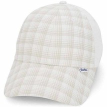 Womens Baseball Hat Keds White Plaid Core Classic Twill Adjustable Back Cap - £6.33 GBP