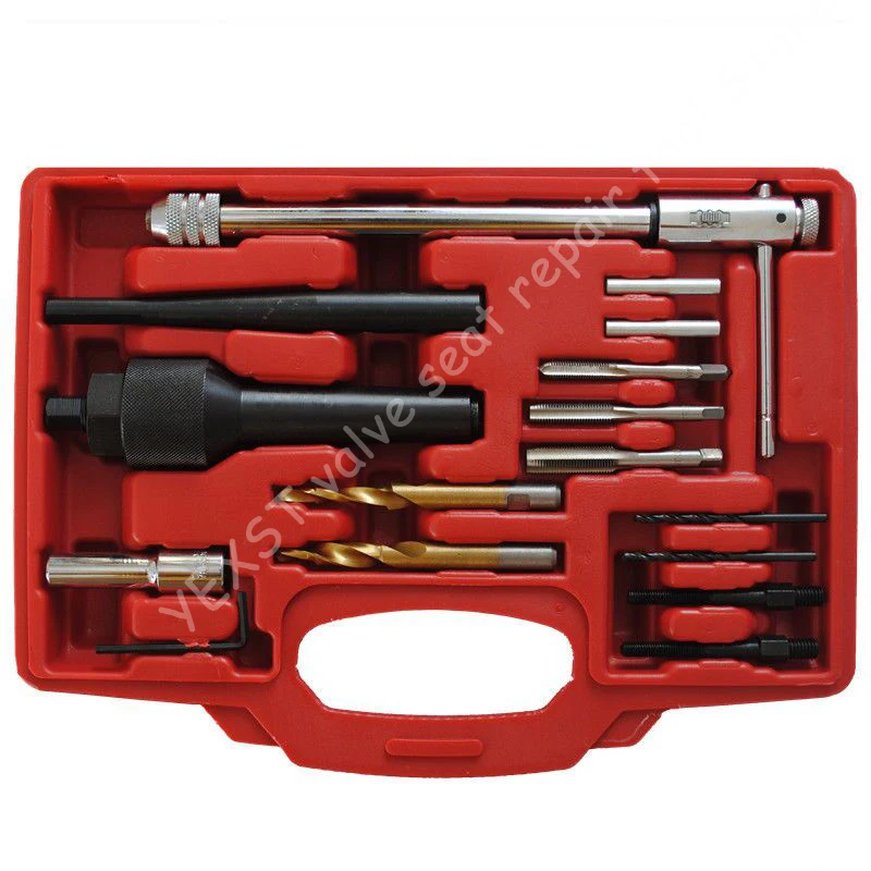 16-Piece Glow Plug Keyhole Remover - Car Garage Tool Kit Set for 8mm and 9mm G - £70.48 GBP