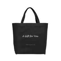 Black Gift Bag 20&quot; W x 13&quot; H x 8&quot; D - Elegant Present Bag for Various Occasions - $6.74