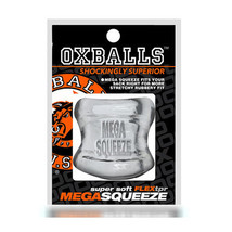 Oxballs Mega Squeeze Ergofit Ballstretcher Clear - £31.42 GBP