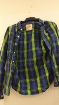 Mens Tops - Hollister Scarlets Size S Cotton Multicoloured Button Up - £11.32 GBP