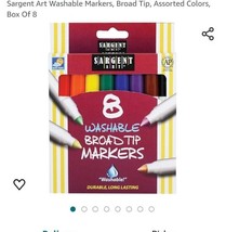 Sargent Art Washable Broad Tip Markers 8-Color Set - $4.93