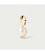 S925 Sterling Silver Simple Personality Pearl Pendant Necklace  Style Po... - $34.94 CAD