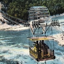 VTG Niagara Falls NY Aero Cable Car Over Whirlpool Rapids Postcard - £5.42 GBP