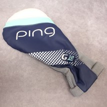 PING G Le Driver Head Cover Mens golf Club Cover Blue White 12.5&quot; - $24.45