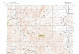 Cody Quadrangle Wyoming 1951 Topo Map Vintage USGS 15 Minute Topographic - £13.46 GBP