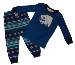 NWT Gymboree Toddler Boys Fair Isle Bear PJs Pajama Gymmies 12-18 18-24 Months - £12.86 GBP