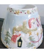 Yankee candle snowman family Christmas Large - $23.38