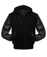 Hybrid Black Varsity Jacket - $60.00