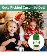 Handmade Emotional Support Pickled Cucumber Gift Cute Crochet Christmas ... - £16.41 GBP