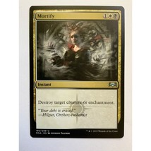 MTG Magic The Gathering Mortify Card White Black Ravnica Allegiance 2019 - £5.93 GBP