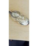 Antique Christmas Ornament Cat in Slipper Shoe Mercury glass Silver 4 .25&quot; - $1,389.77 MXN