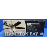 Hampton Bay Devron II 52in. Indoor Brushed Nickel LED Ceiling Fan with L... - $74.24