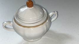 Vintage Americana Hearthside Stoneware Sugar Bowl - £17.24 GBP