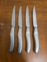 Oneida Steak Knives Stainless Matte Set Of 4 Made In China - $24.95