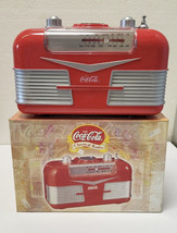 Vintage Coca-Cola Red/Silver Radio - £80.37 GBP