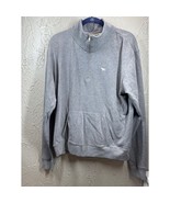 Pink VS Victorias Secret 1/4 Zip Gray Sweatshirt Graphics Print Women’s ... - $21.95