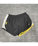 Nike Livestrong Running Shorts Women Large Black Athletic Lining Drawstr... - £10.35 GBP