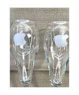 Vintage Apple Wine Glasses Set of 2 Etched Logo Promo Mac Computer Barwa... - $2,212.54 MXN