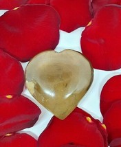 Smoky Quartz Heart Carving Real Crystal Protective Energy 74g 5 x 5 x 2 cm  s4 - £21.75 GBP