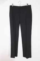 Theory 10 Black Wool Stretch Emery 2 Dress Career Trousers Pants - $37.99