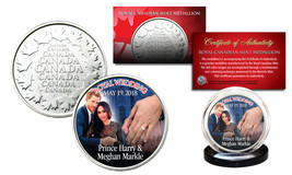 PRINCE HARRY &amp; MEGHAN MARKLE Royal Wedding May 19th 2018 RCM Medallion Coin - £6.74 GBP