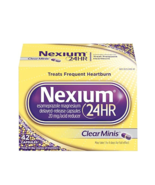 Nexium 24HR Treats Frequent Heartburn Clear Minis 42 Capsules Exp 2027+2028 - $21.77