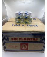 SIX FLOWERS Perfume Oil 18ml. Wholesale case price. 144 bottles per case. - $712.80