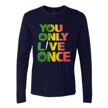 You Only Live Once Weed Leaf Funny 4:20 Stoner Long Sleeve T-Shirt (US, Alpha, L - $29.95