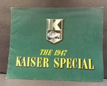 The 1947 Kaiser Special Color Sales Brochure - $67.49