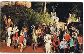 Wisconsin Dells Postcard War Dance Winnebago Stand Rock Ceremonial - £1.64 GBP