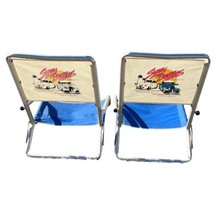 Aluminum Cushionite Sunny Beaches Rod Run 1990 Pensacola Beach Chairs USA RARE - £74.95 GBP