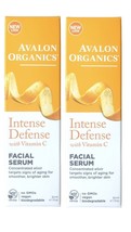 (2) Avalon Organics Intense Defense with Vitamin C Facial Serum 1 oz LOT - $99.00