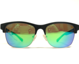 Guess Sunglasses GU6859 02Q Black Gold Square Frames with Green Mirrored... - $60.56