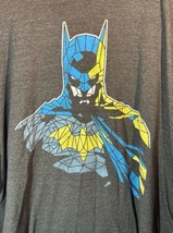 DC Comics Batman Hooded Hoodie Long-sleeved T-Shirt Men’s sz XL Lightweight - £13.34 GBP