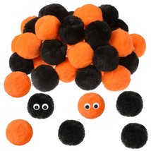 36 Pieces Acrylic Pompom Balls Halloween Costume Pom Poms Decorations La... - $18.99