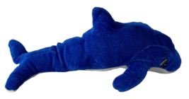 National Prize &amp; Toy Stuffed Plush Animal 2013 Mammal Blue White Dolphin 12&quot; - £6.59 GBP