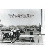 1959 - TOMY LEE edging Sword Dancer in the Kentucky Derby - 10&quot; x 8&quot; - €20,60 EUR