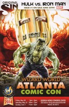 JG Jones Atlanta 2014 Wizard World Comic Con Program Hulk Iron Man Origi... - $7.91