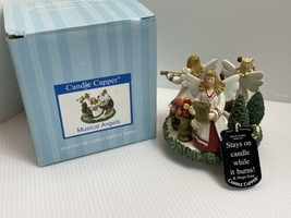 Old Virginia Candle -  Candle Capper &quot;Musical Angels&quot; Stays on Candle While Lit! - £9.05 GBP