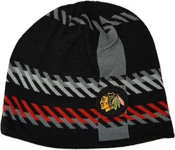 Chicago Blackhawks NHL Knit Beanie Hat Old Time Hockey Causeway Collection NWT - £14.14 GBP