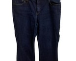 Lauren Jeans Co Women&#39;s Plus Size 16 Jeans Dark Wash Blue Stretch Denim - $29.14