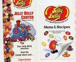 Jelly Belly Center Brochure &amp; Menu &amp; Recipe Brochure 40 Flavors 2000 - £18.64 GBP