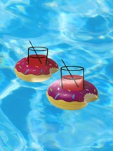 Bigmouth Inc Pool Party Beverage Boats Floats Pink/Purple Doughnut 2Pk - £6.90 GBP