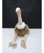 Ty Beanie Buddy 1998 Stretch The Ostrich, Brown And White Plush, New w/ ... - £5.46 GBP