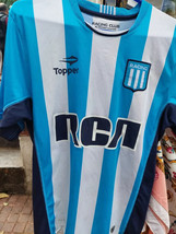 old soccer   jersey Club Racing Club Argentina Topper  brand orig M aprox 2016 - £58.40 GBP