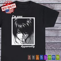 L Anime Death Note T Shirt Manga Otaku Japan Tee Cosplay Clothing Light ... - $17.99+